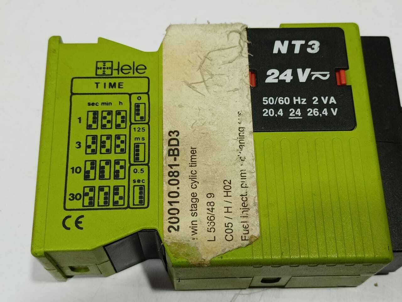 Tele NT3 24V Time Delay Relay 50/60Hz 2VA