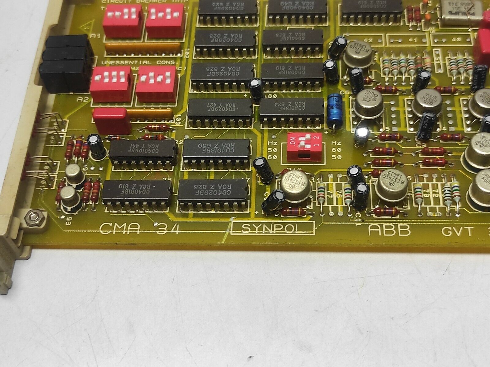 ABB Synpol CMA 34 GVT 360 5795 PCB GVT3605795 CMA 34-1