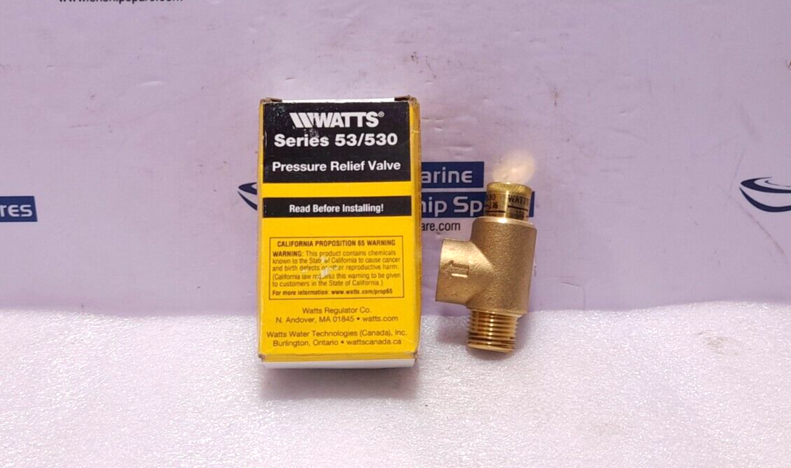 Watts 530C Pressure Relief Valve ½ Inch Out X ¾ Inch I 530-C