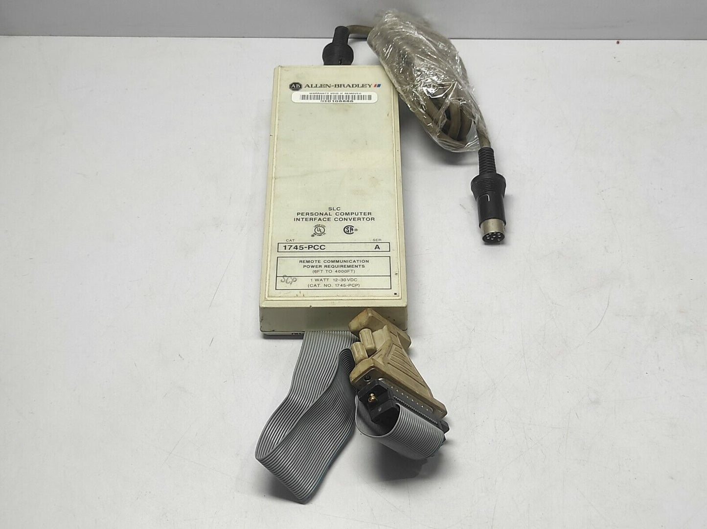 Allen Bradley 1745-PCC Ser A SLC Personal Computer Interface Converter 1745-PCP