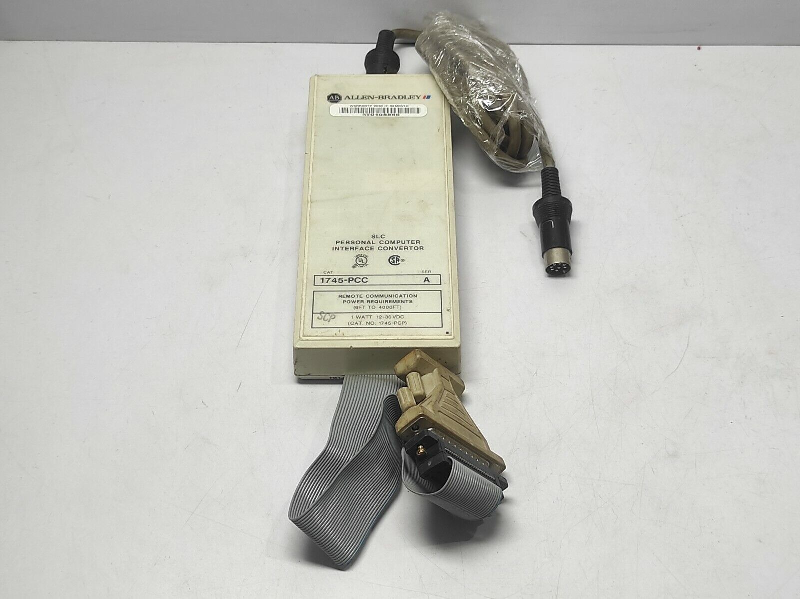 Allen Bradley 1745-PCC Ser A SLC Personal Computer Interface Converter 1745-PCP