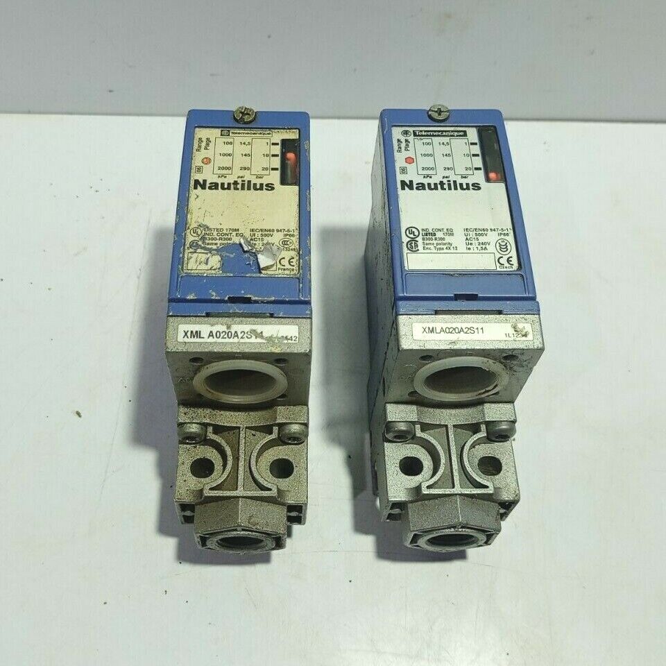 Telemecanique Nautilus XMLA020A2S11 Pressure Switch Ui 500V Ue 240V Ie 1.5A