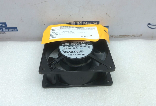 ADDA Corp AA1281HB-AT AC Axial Fan AC 110-120V~ 50/60Hz 0.25/0.20A