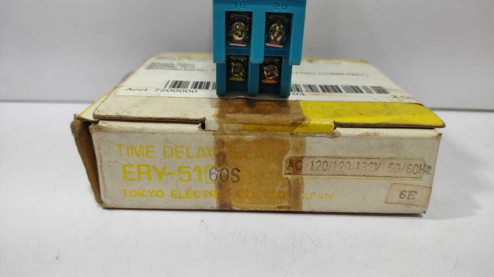 TEC ERY-5 Star Delta Time Delay Relay Tokyo Electric ERY-5160S