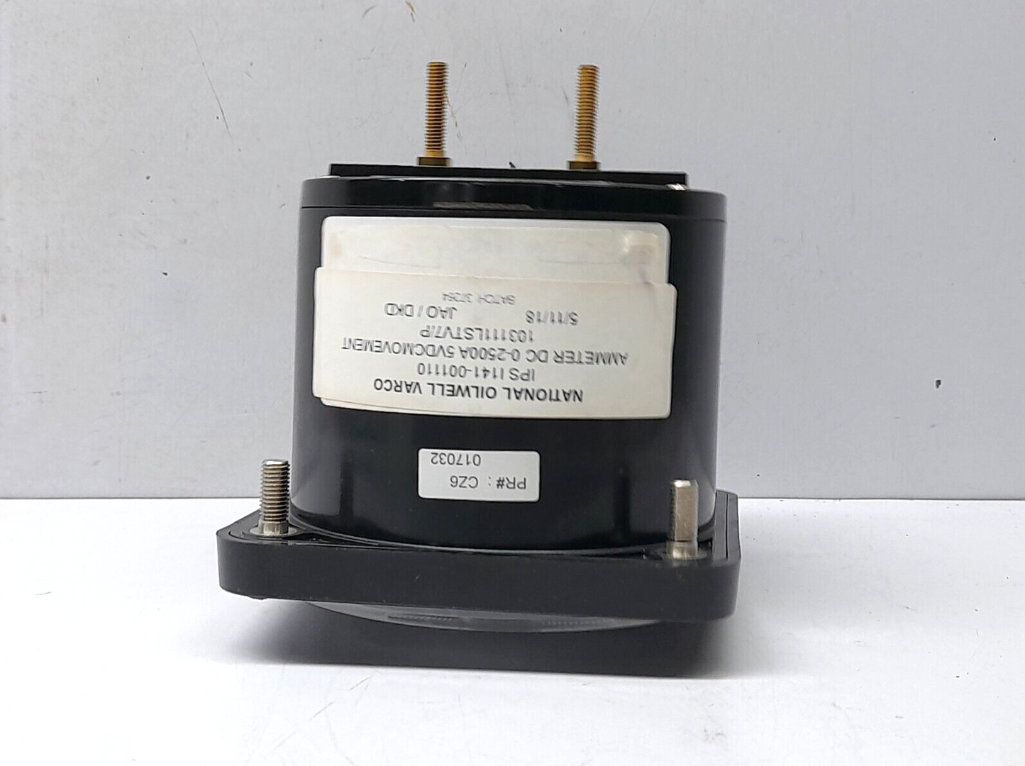 Yokogawa National Oilwell Varco IPS I141-001110 Ammeter DC 0-2500A 5VDC Movement