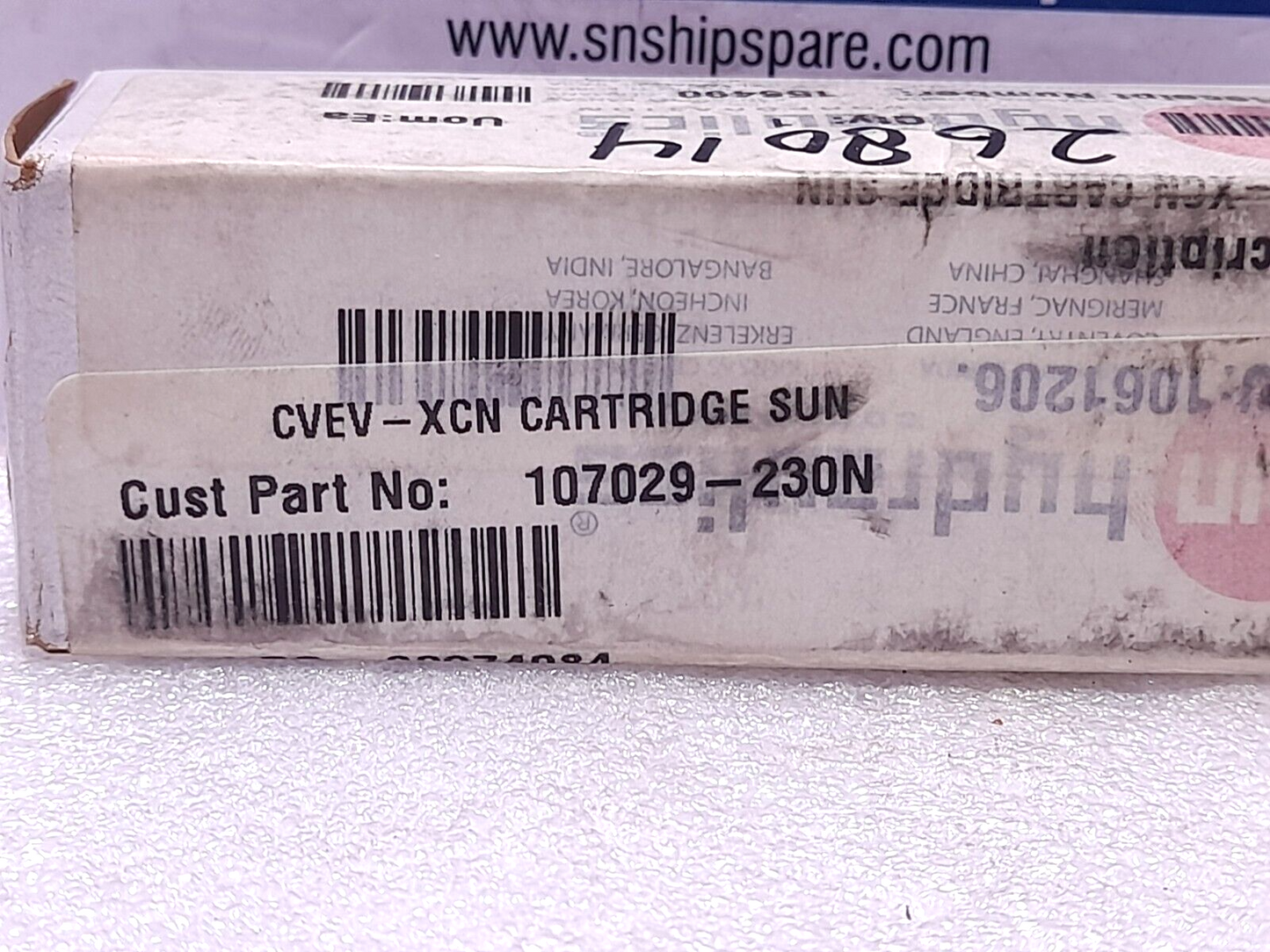 Sun Hydraulics CVEV-XCN Cartridge Pilot Check Valve