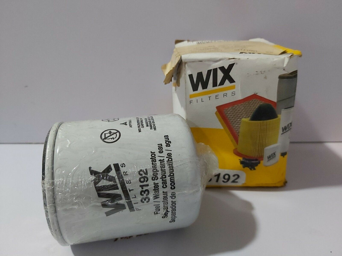 WIX FILTERS 33192 FUEL WATER SEPARATOR FILTER  2PCS LOT SALE