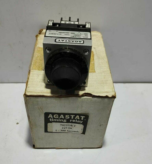 Agastat 7022OKT Electromechanical Time Delay Relay 24VDC 1-300 Seconds