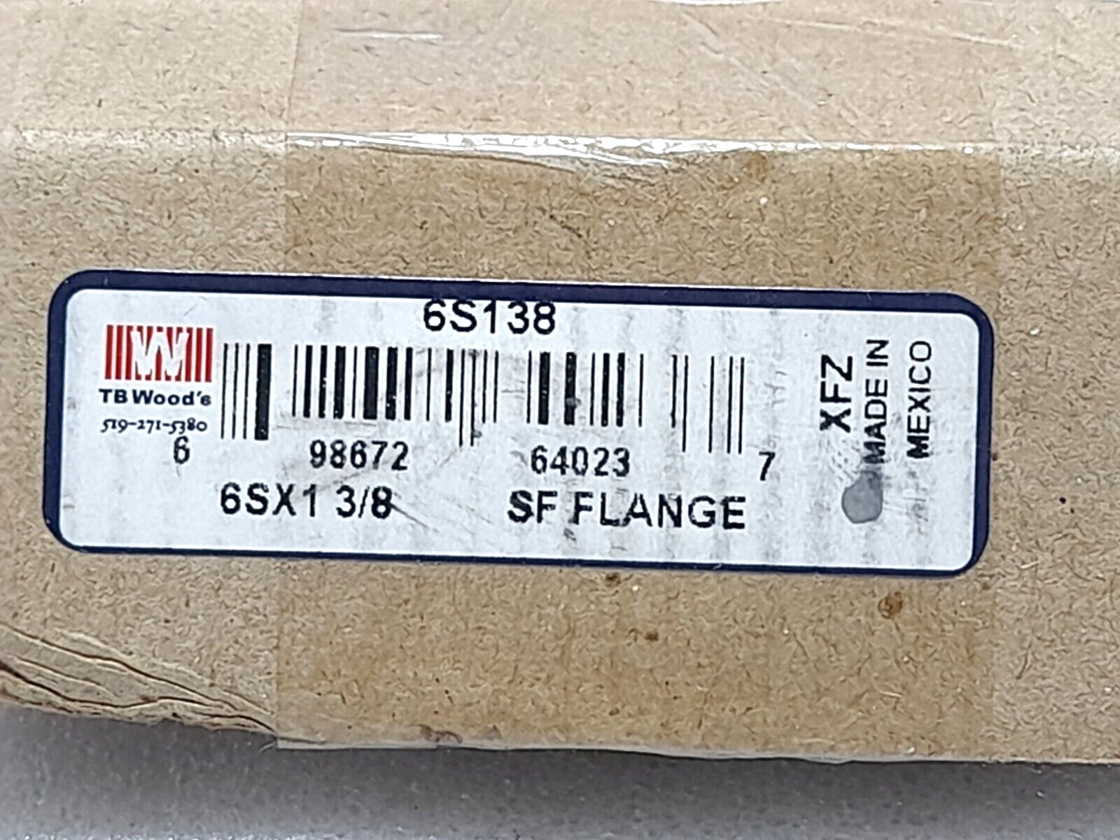 TB Wood GRSPKT Grid / 6S138 / 6SX1 3/8 SF Flange 6JS / 6JES EPDM Split SF+Sleeve