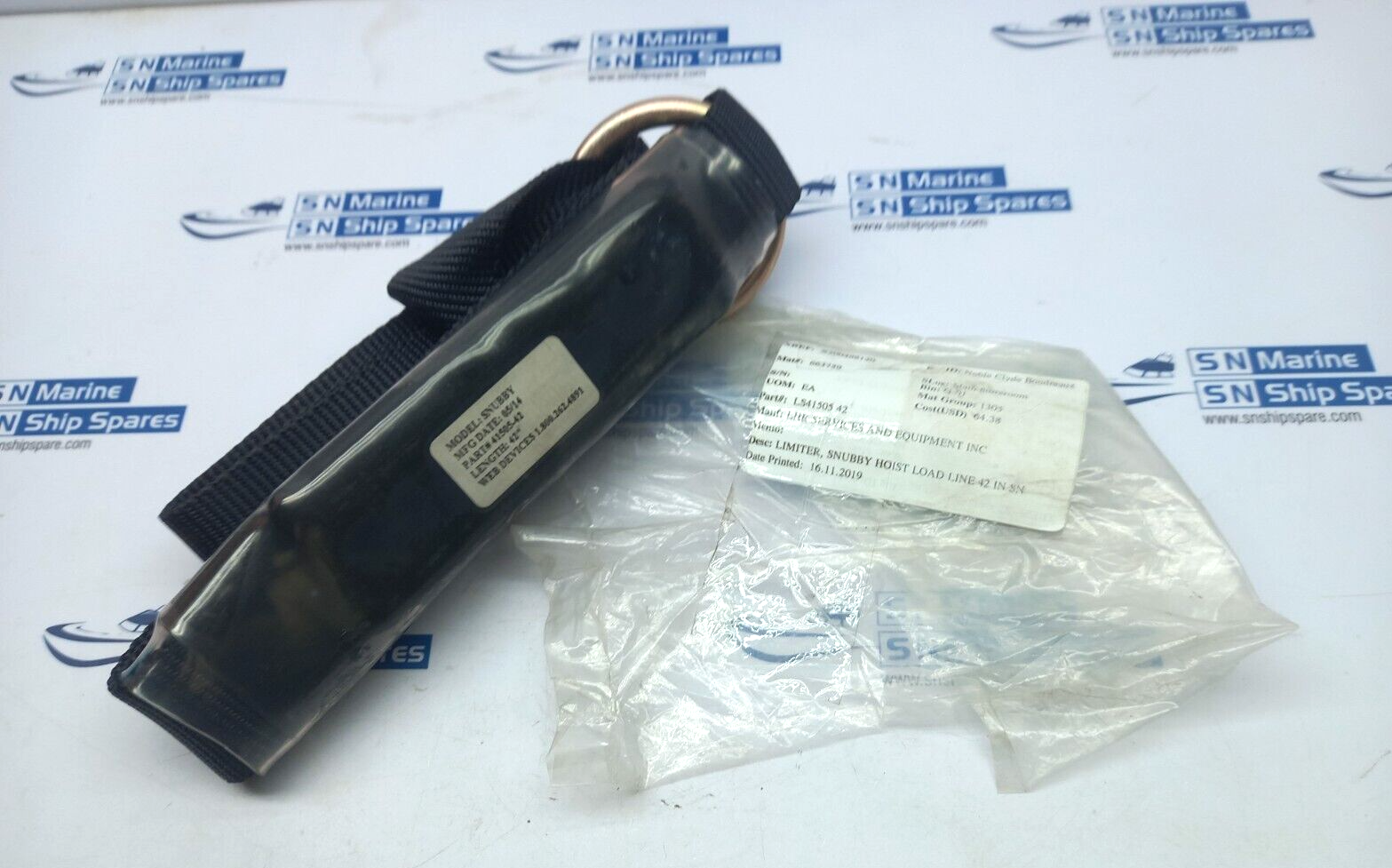 Web Device 41505-42 Hoist Load Line Limiter Model: SNUBBY LHR Service LS41505 42