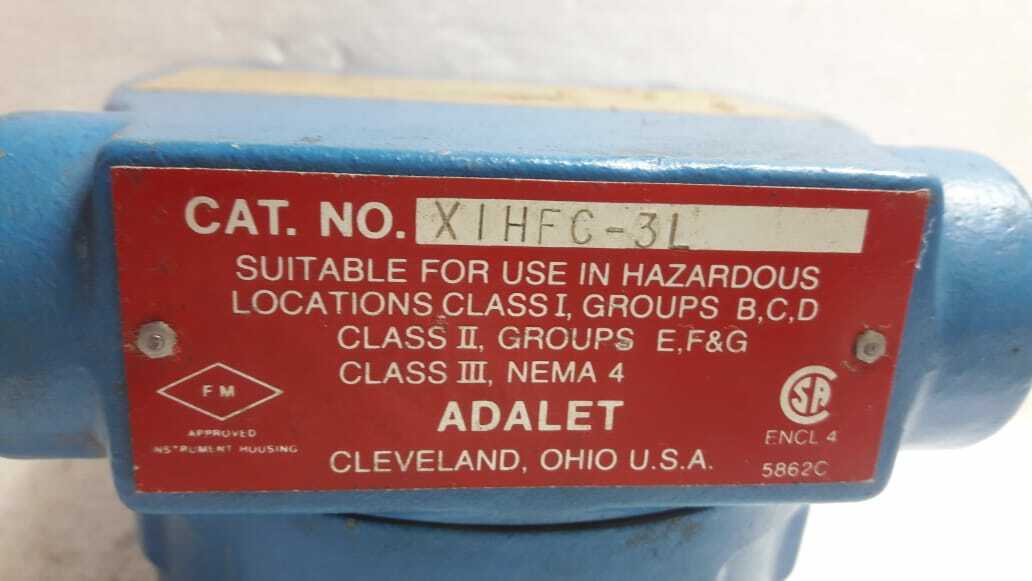 Adalet XIHFC-3L Exclosure Nordic Flow Control Enclosure EXD