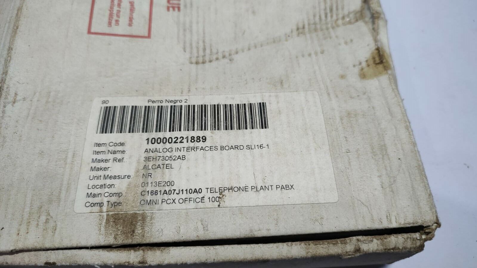 Alcatel 3EH73052ABAB 06 Analog Interface Board SLI 16-1 LE