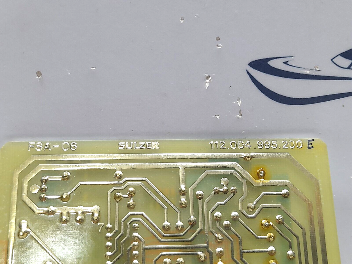 Sulzer 112.004.995.200 E FSA-C6 PCB Wartsila 112004995200 596289849199