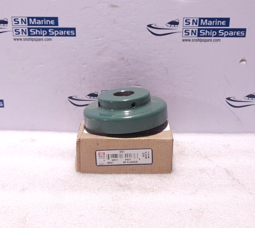 TB Woods 6JS SF+ Sleeve With 6S1 6SX1 Flange & 6S138 6SX1 3/8 Flange