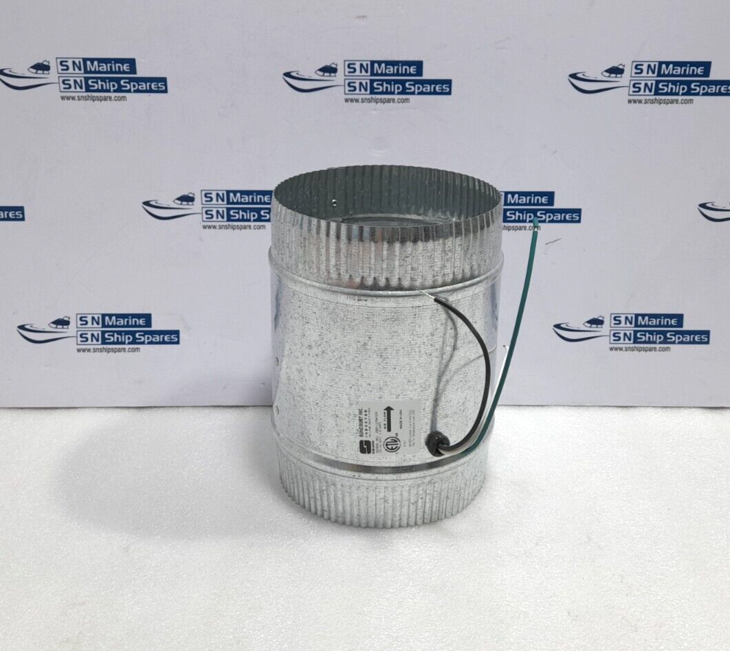 Suncourt DB200 Inductor 6” In-Line Duct Fan 120VAC 60Hz 0.35A