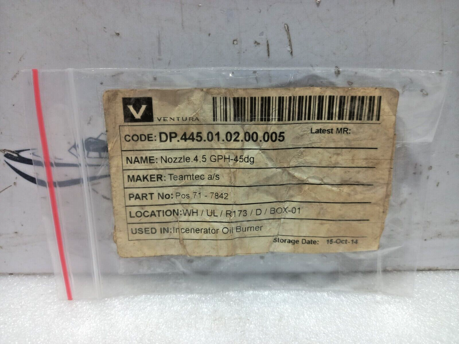 Teamtec a/s 71-7842 Nozzle 4, 5 GPH-45dg 4PCs In Lot