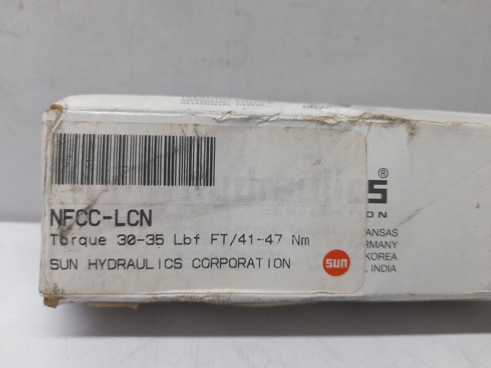 Sun Hydraulics Corporation NFCC-LCN Needle Valve Cartridge Sun