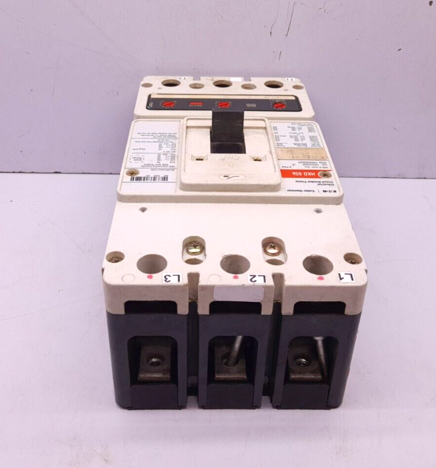 Eaton HKD3400F Circuit Breaker 1492D82G03 400A Max 3 Pole With 200A Trip Unit