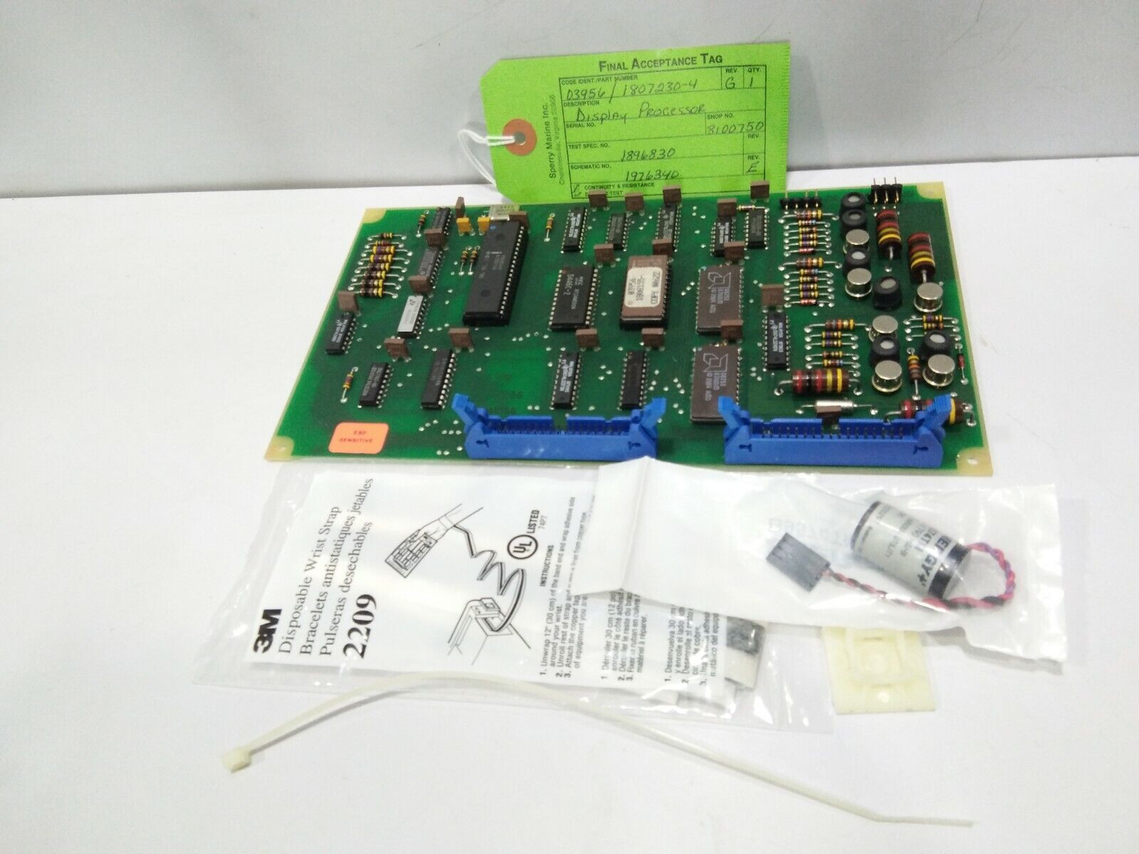 SPERRY MARINE 03956-1807230-4 REV G DISPLAY PROCESSOR ASSY P/N 03956-1976340-Z-G