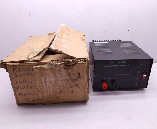 Zurich RPS-1012A Regulated DC Power Supply In 110V Out 13.8V 10A Rated 12A Max