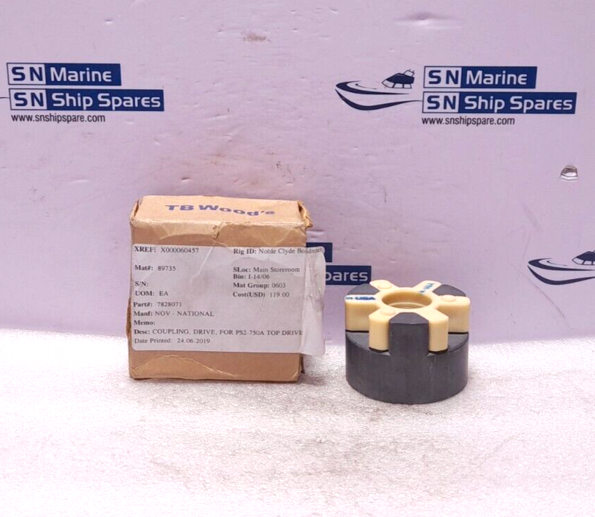 TB Woods L099118 L-Jaw Hub L099X1 1/8 NOV 7828071 Drive Coupling L099