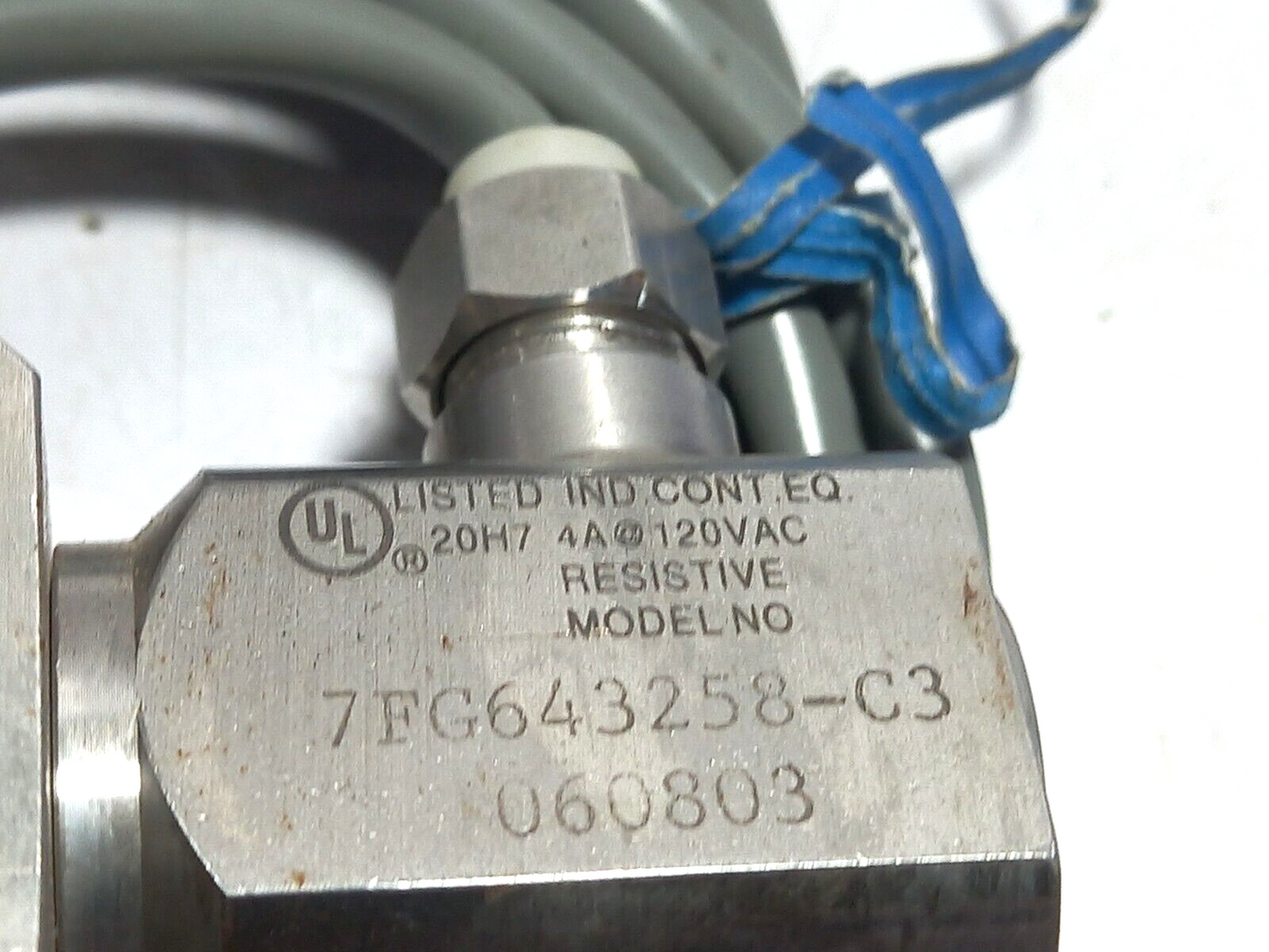Topworx GO Leverless Limit Switch 7FG643258-C3 120VAC @ 4A 24VDC @ 3A Resistive
