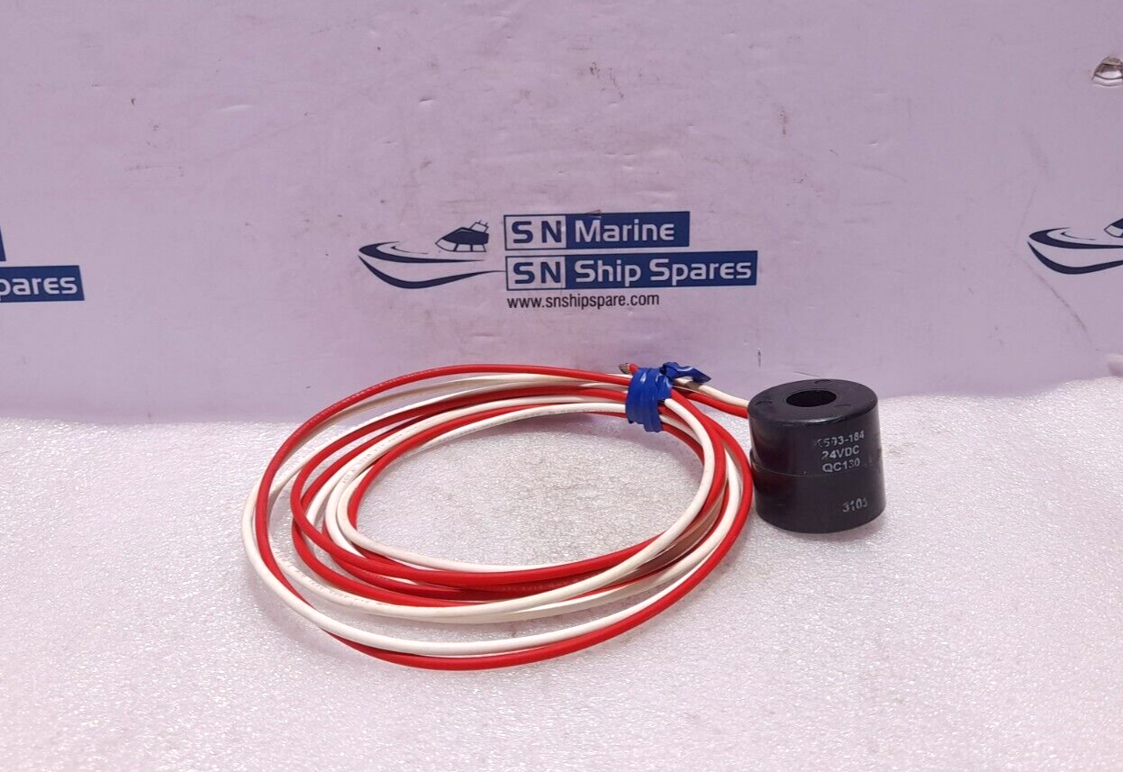 Parker Schrader Bellows K593-184 Coil 24VDC QC130 Solenoid Valve