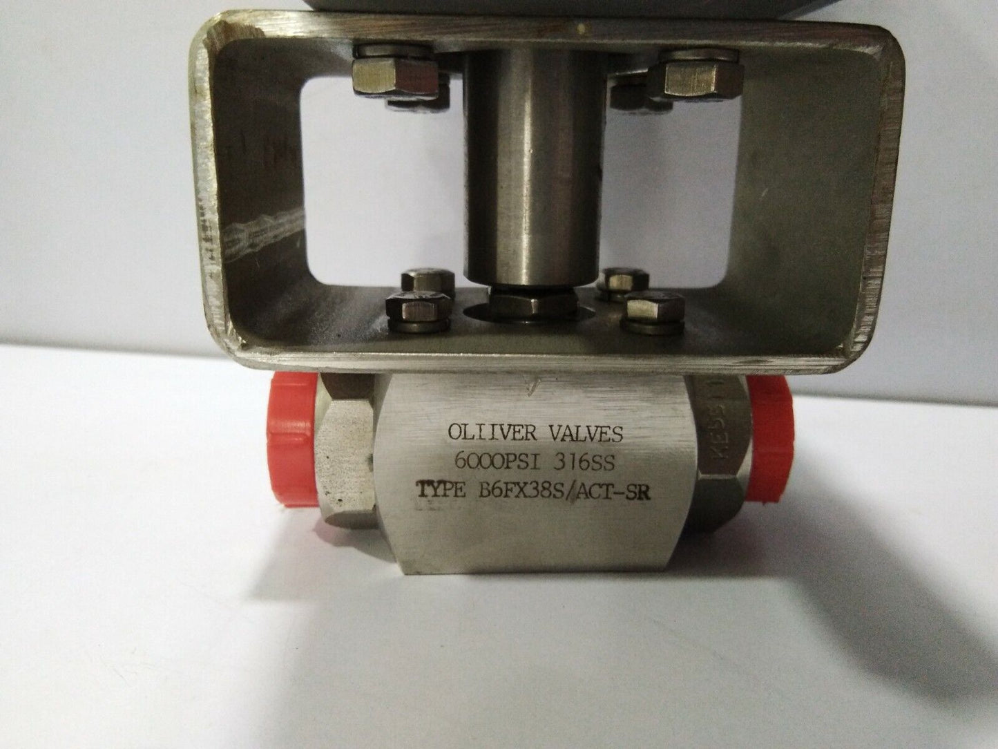 AIR TORQUE AT100S10A PNEUMATIC VALVE ACTUATOR WITH OLIVER VALVES B6FX38S/ACT-SR