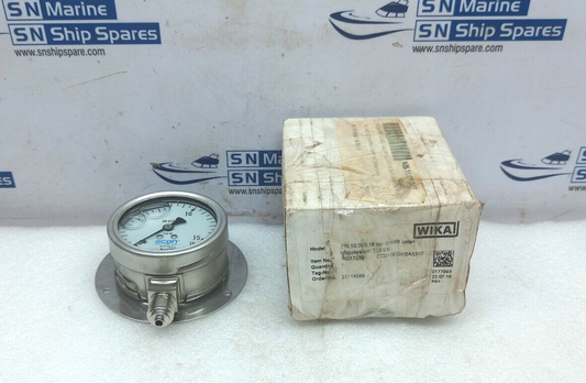 Wika 233.50.063 Compound Pressure Gauge 0-16Bar EC013833H2A5310