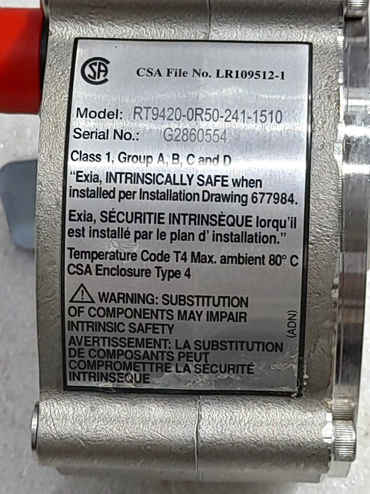 TE RT9420-0R50-241-1510 Rotation Position Sensor RT94200R502411510