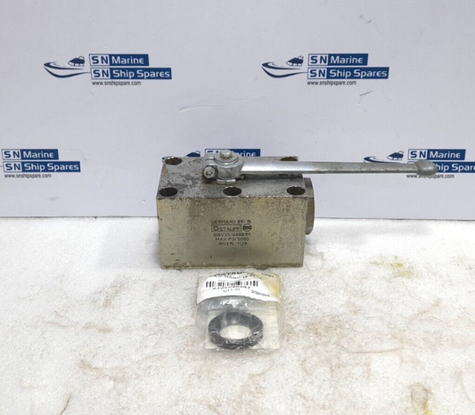 Stauff MHA BBV25160001M Ball Valve Max PSI 5000 PN315 & Seal Kit MBBV-16-01-M