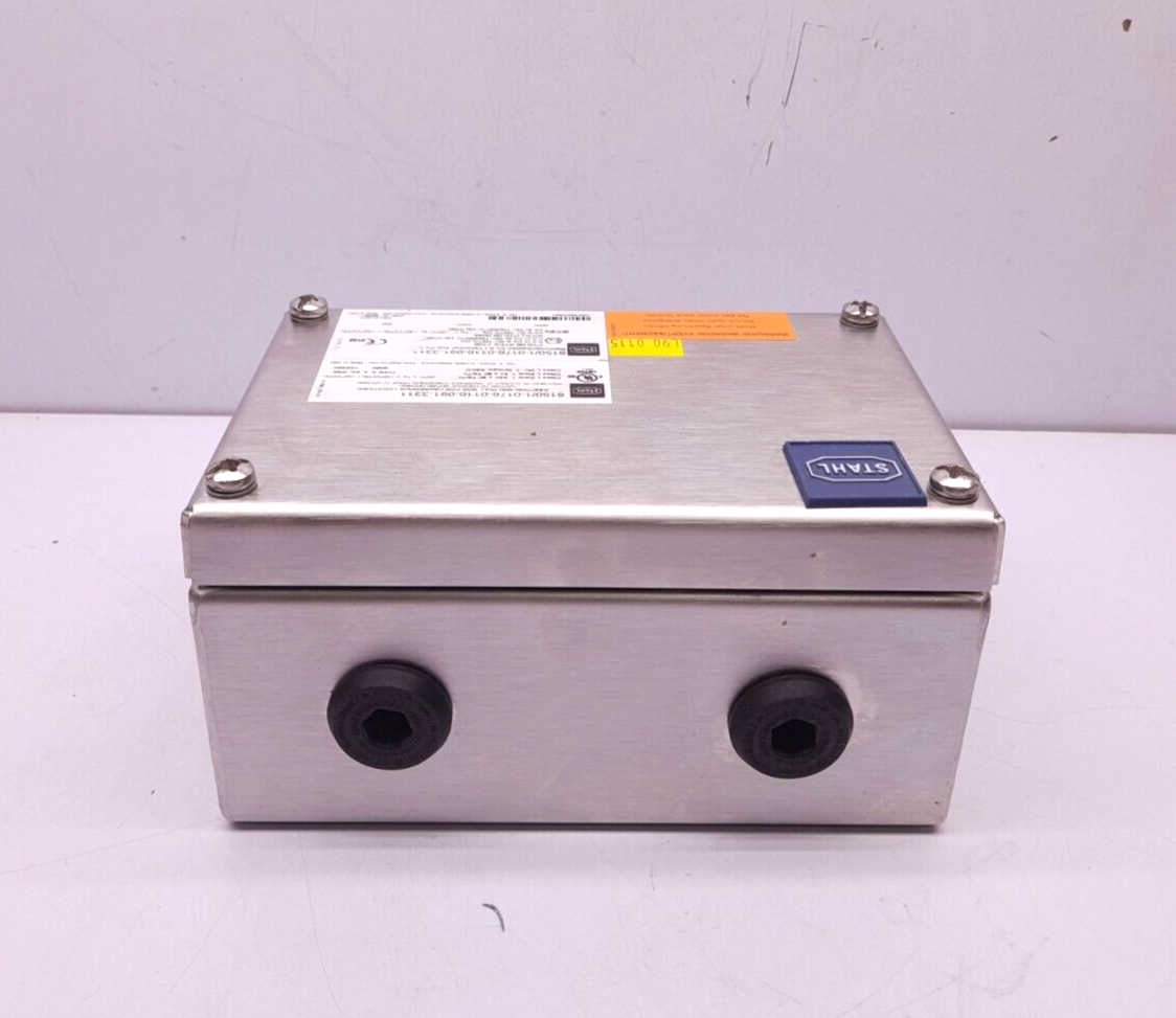 Stahl 8150/1-0176-0116-091-3311 Junction And Pull Box For Hazardous Locations