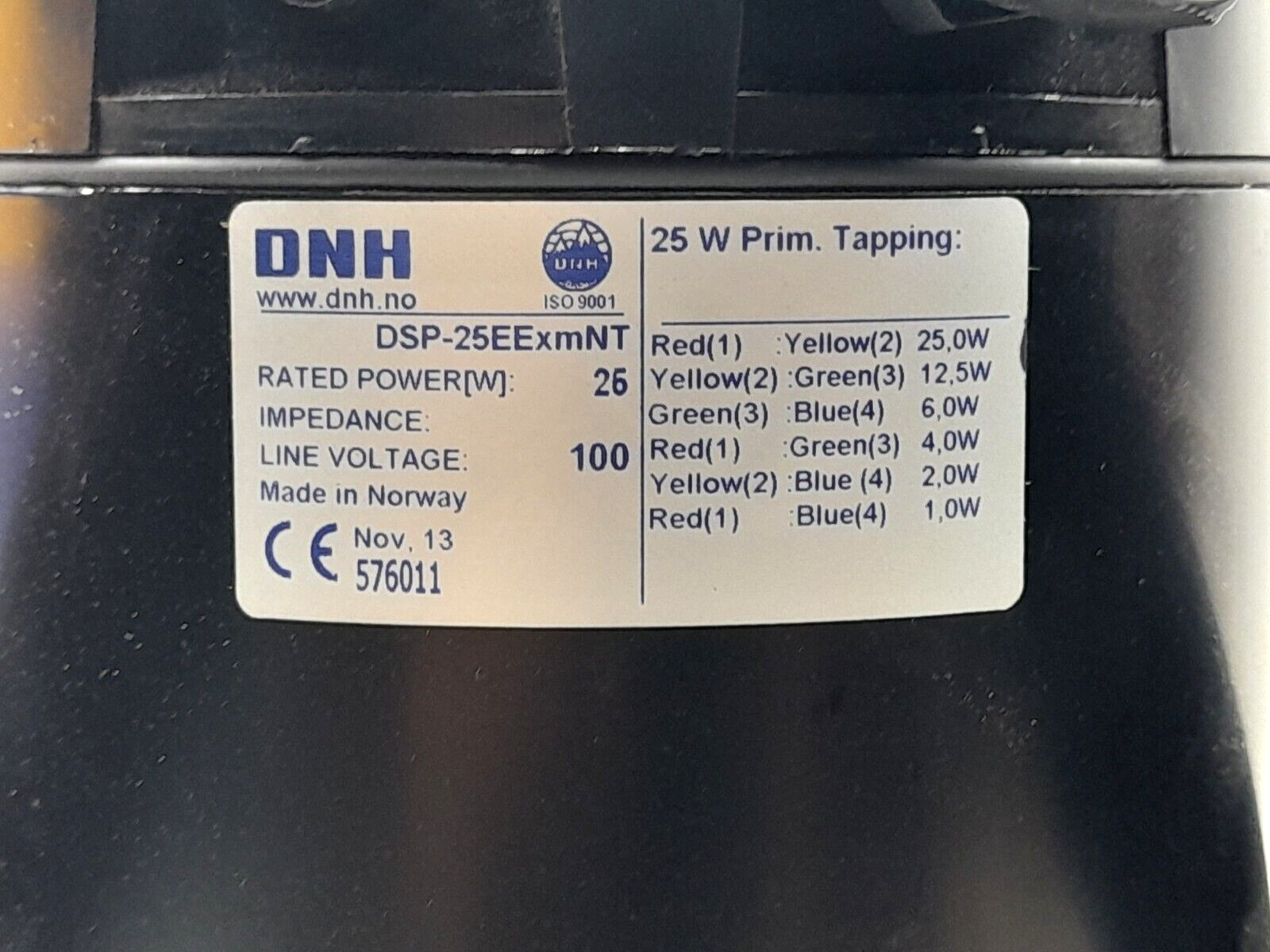 DNH DSP-25EExmN(T) Horn Speaker 25W 0.25A 100V 150-20000Hz DSP-25EExmNT