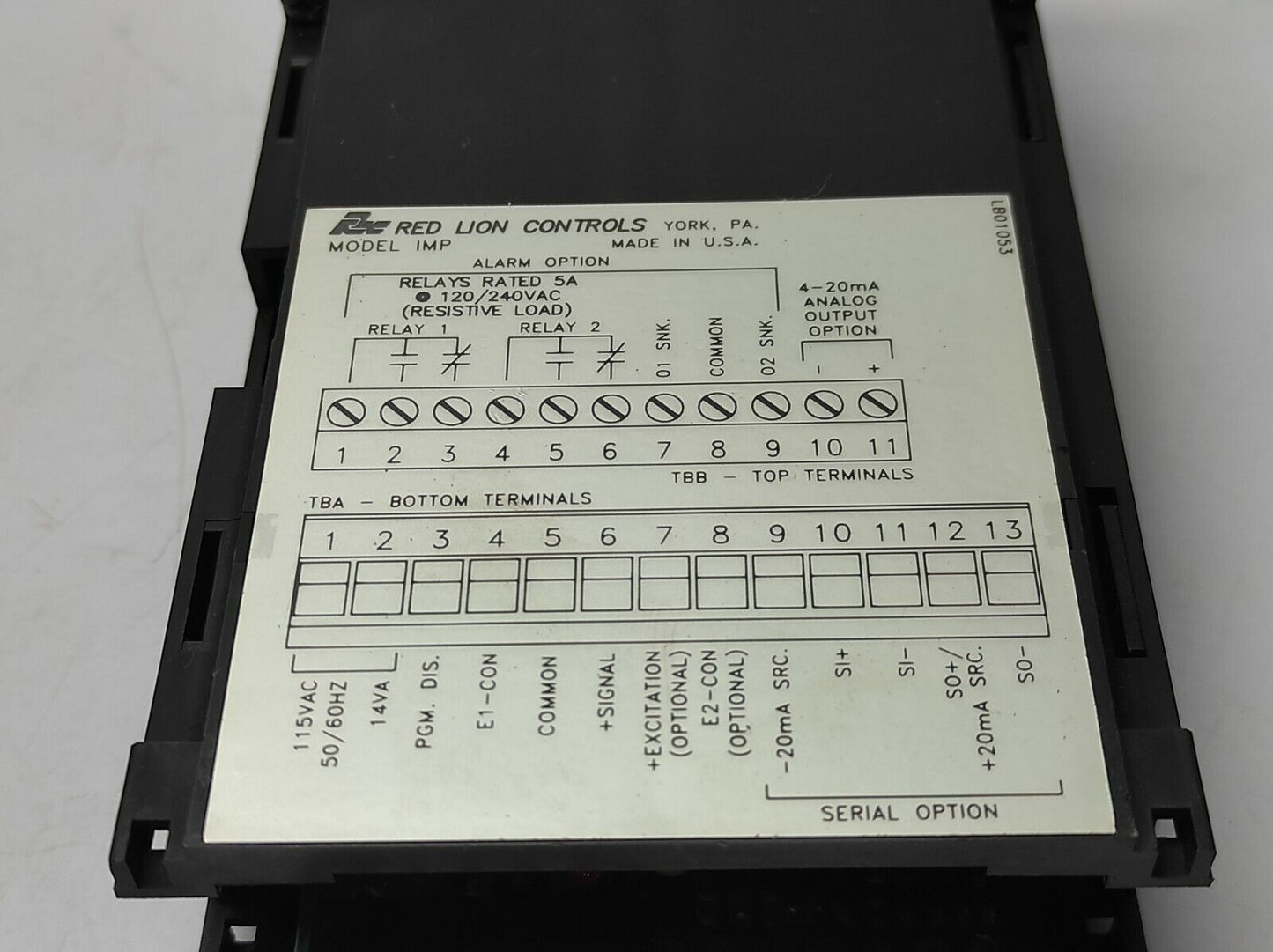 Red Lion Controls IMP Panel Meter IMP20000 
