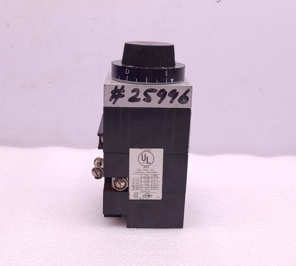 Agastat 7014AC Time Delay Relay 120V 60Hz 2-20 Sec