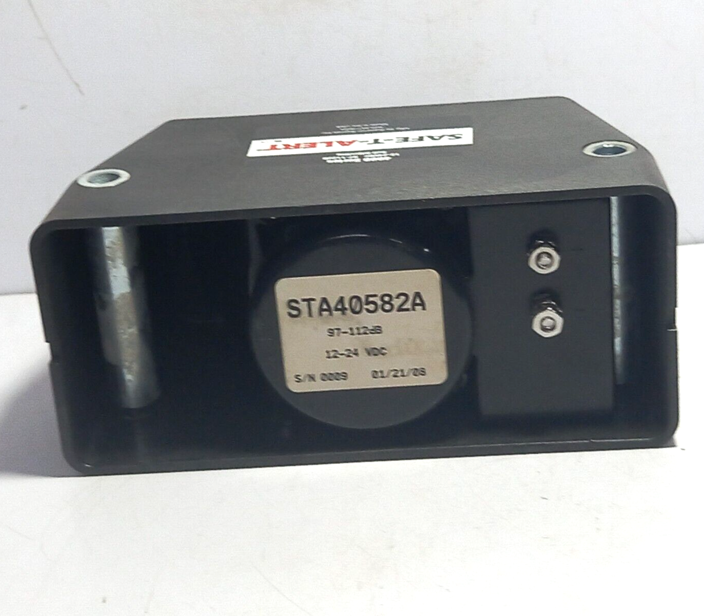 Superior Signals STA40582A Safe-T-Alert Back-Up Alarm 4000 Series 97-112dB 12-24
