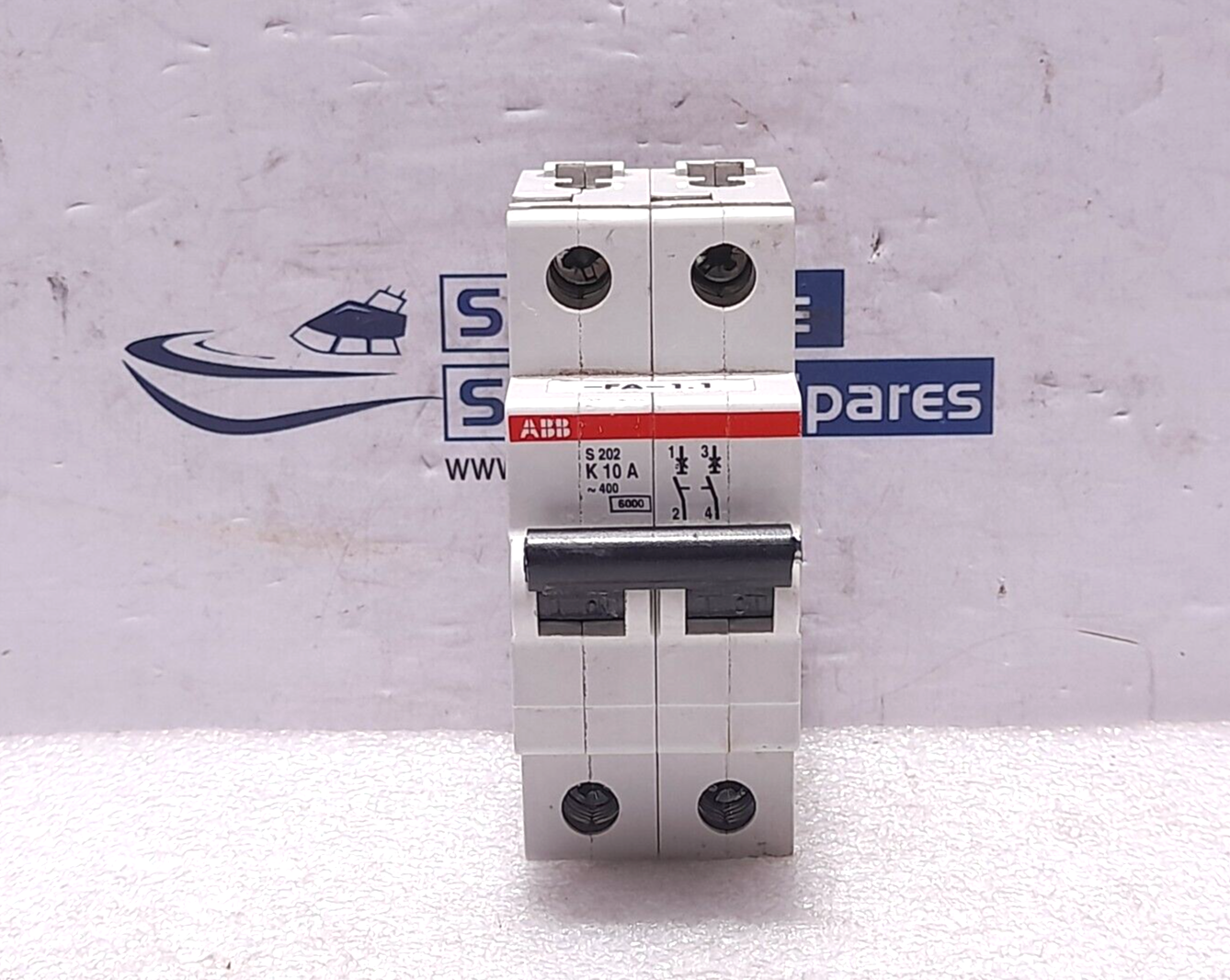 ABB S202-K10 Miniature Circuit Breaker 2Pole K10A~400 2PCs In Lot