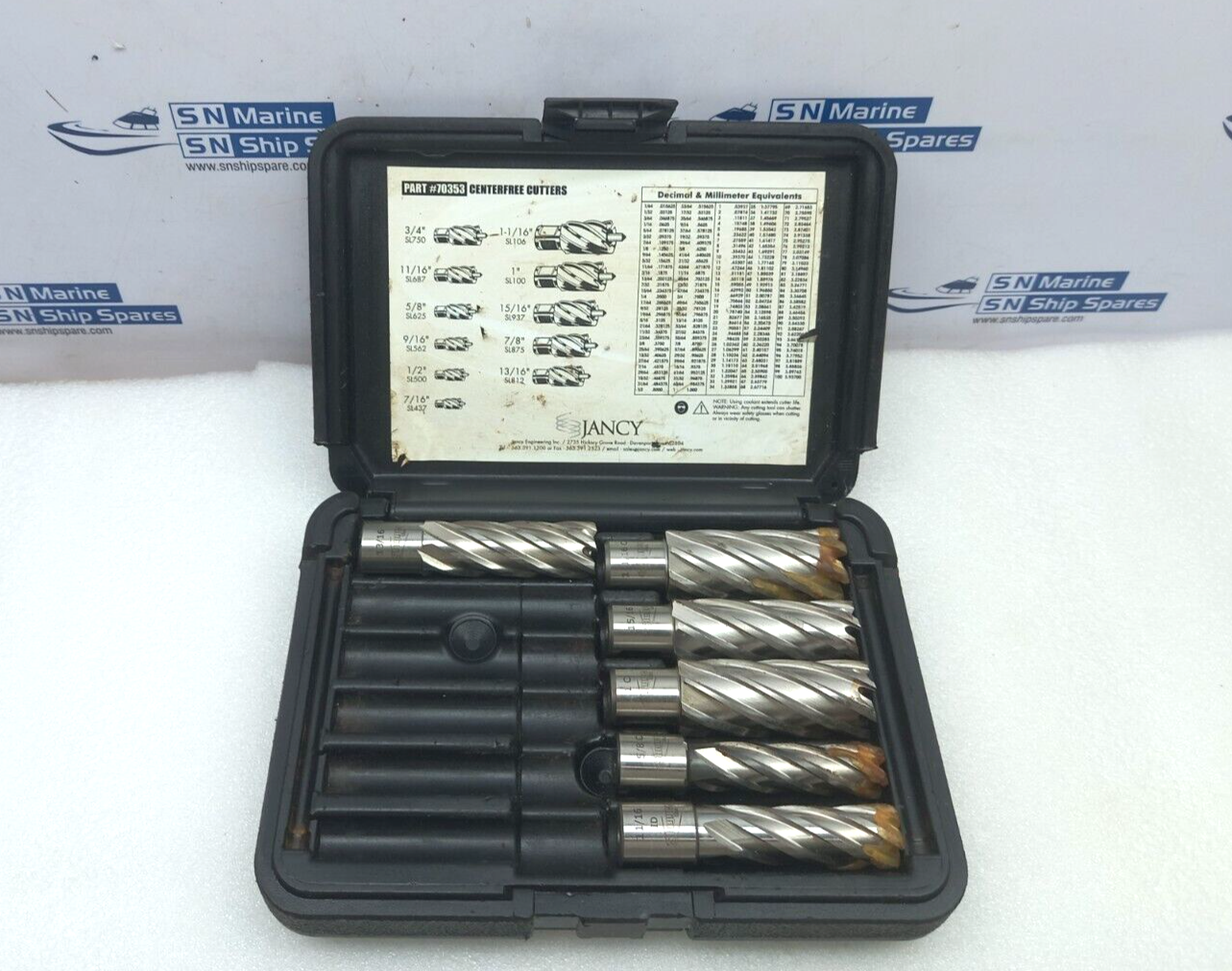 Slugger Cutter 70353 High Speed Annular Cutter Set Incomplete Set