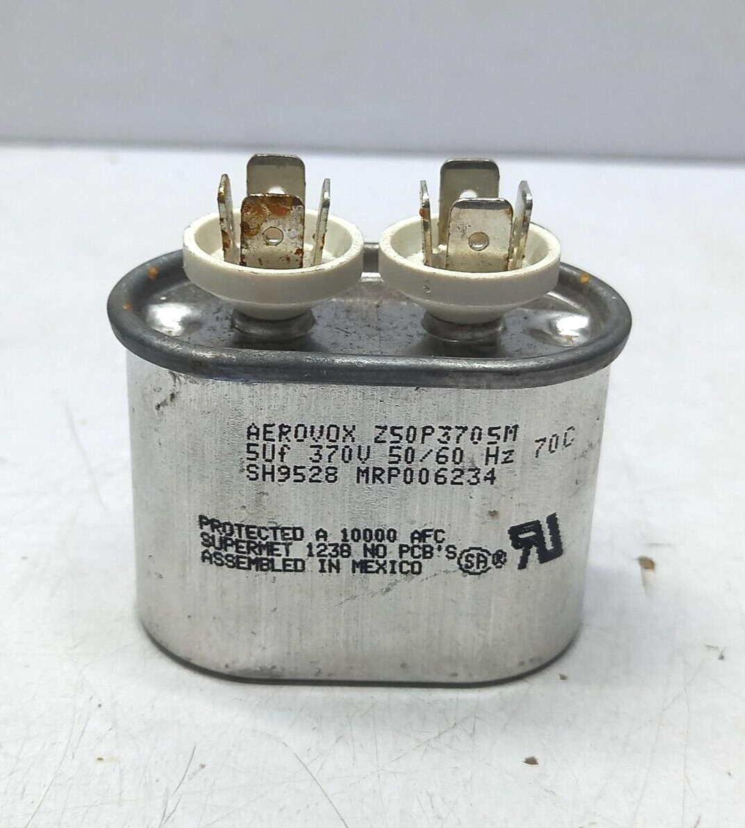 Aerovox Z50P3705M Capacitor 5uf 370V 50/60Hz Forex 5 X 370 Run Capacitor