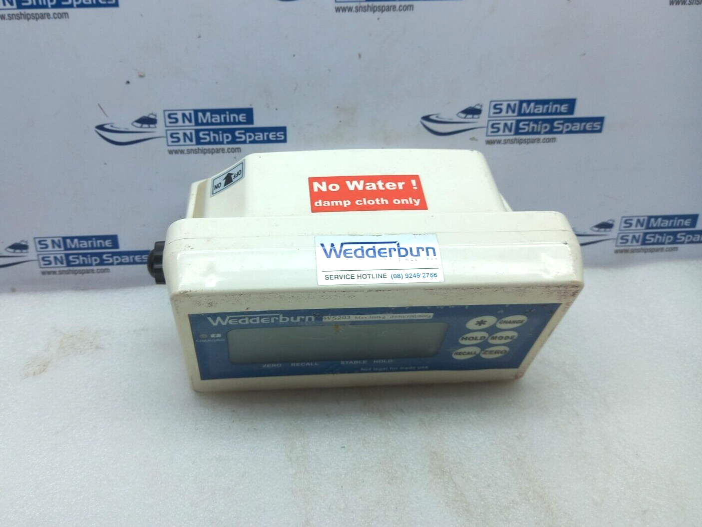 Wedderburn WS203 300Kg Digital Platform Scale DC7.5V/1A Max 300Kg