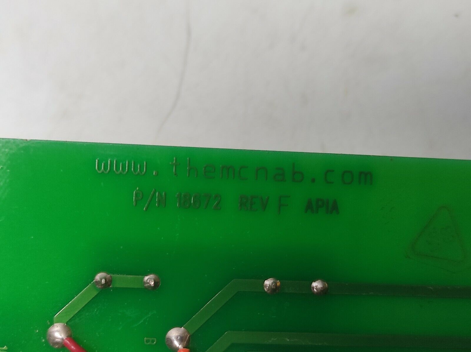 The MC Nab 18427 PCB 18672 Rev F