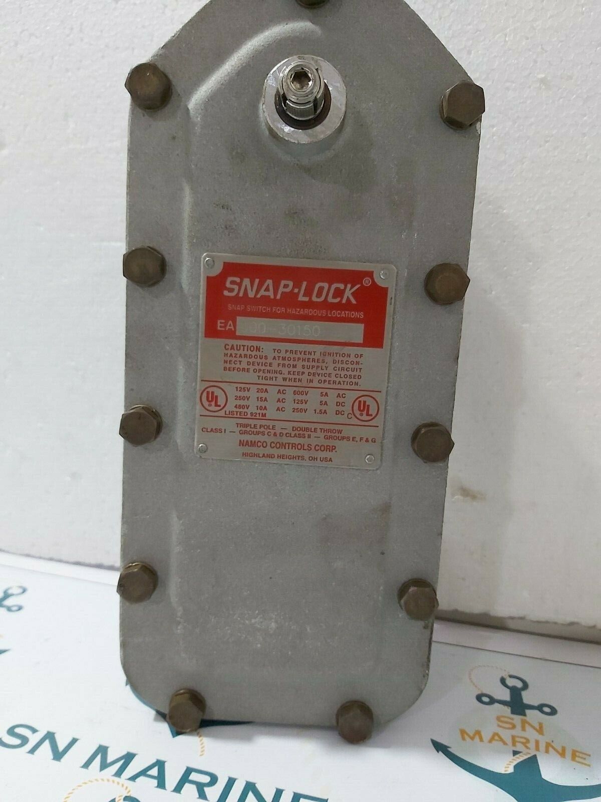 SNAP-LOCK EA800-30150 SNAP SWITCH FOR HAZARDOUS LOCATIONS NEMCO CONTROL