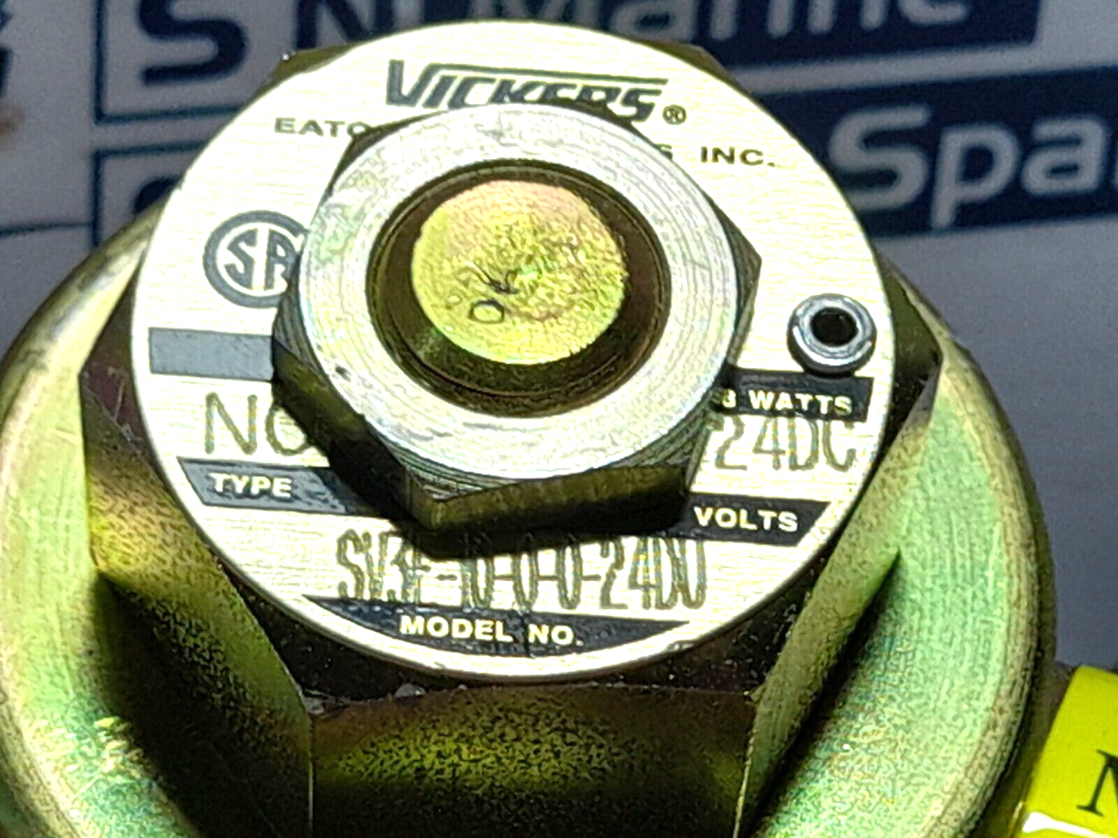 Vickers SV3E-10-0-0-24D0 Solenoid Valve 24VDC Type NO NOV 7024A428