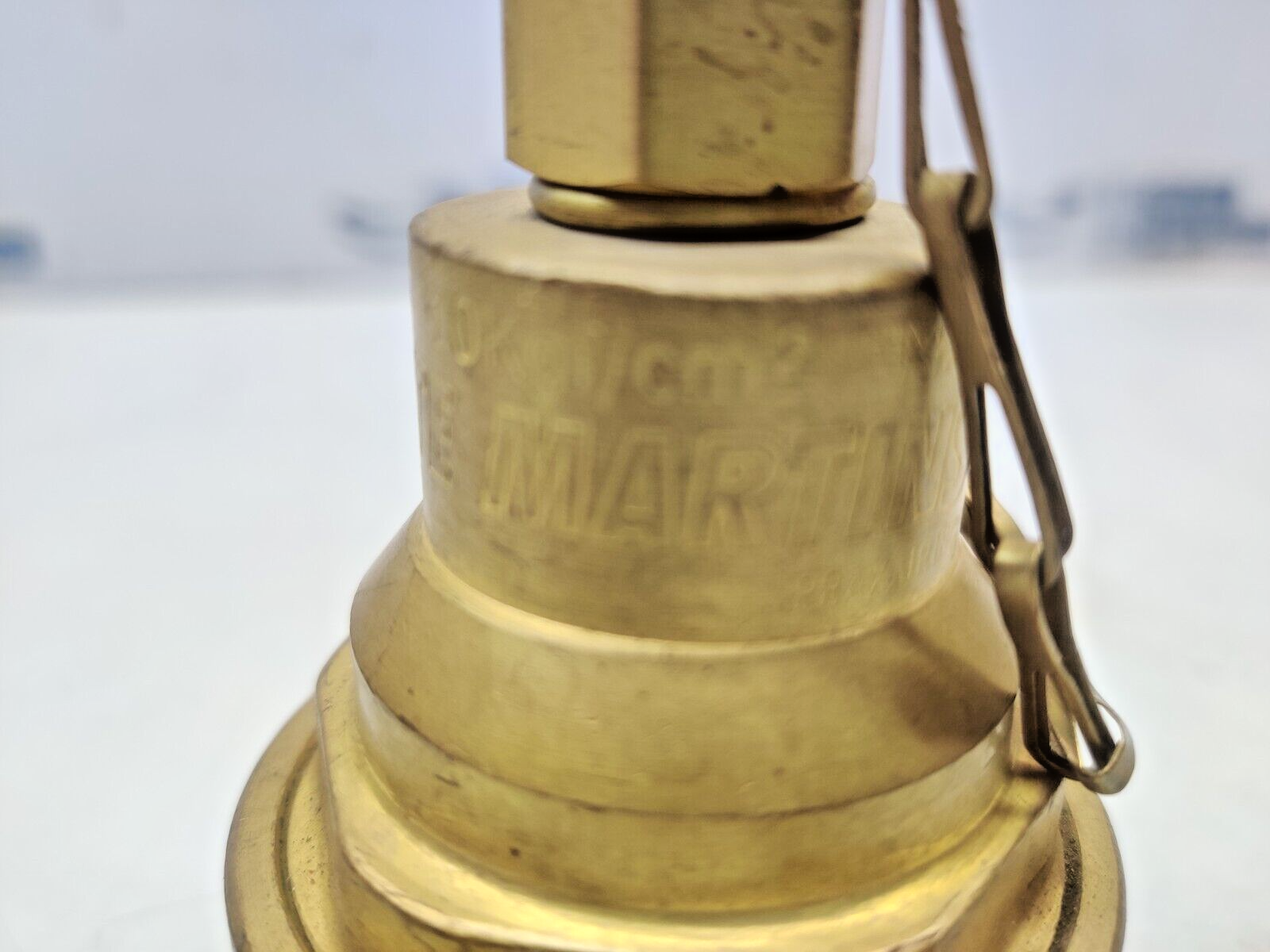 White Martins Dry Flame Shutoff Valve For Oxygen Regulator 10kg/cm2