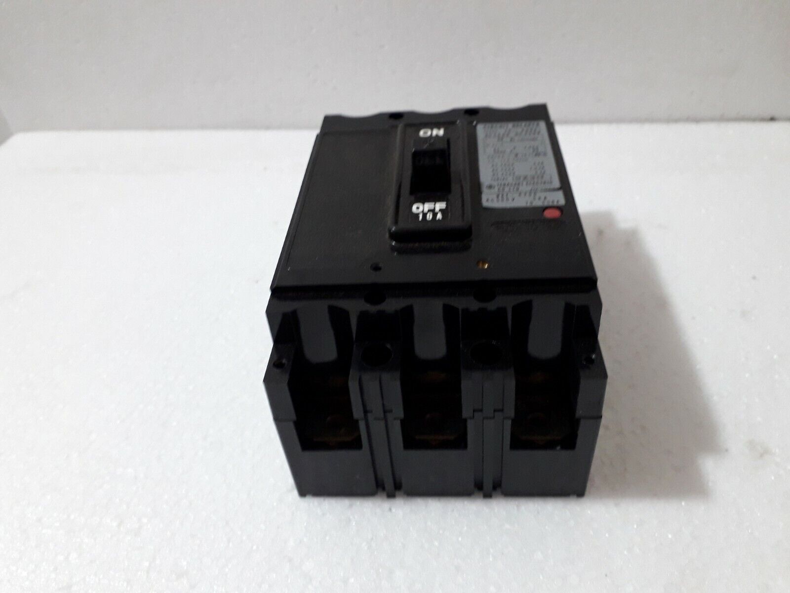Terasaki TO-60BA 3Pole 10A AC500V DC250V Circuit Breaker On/Off Switch