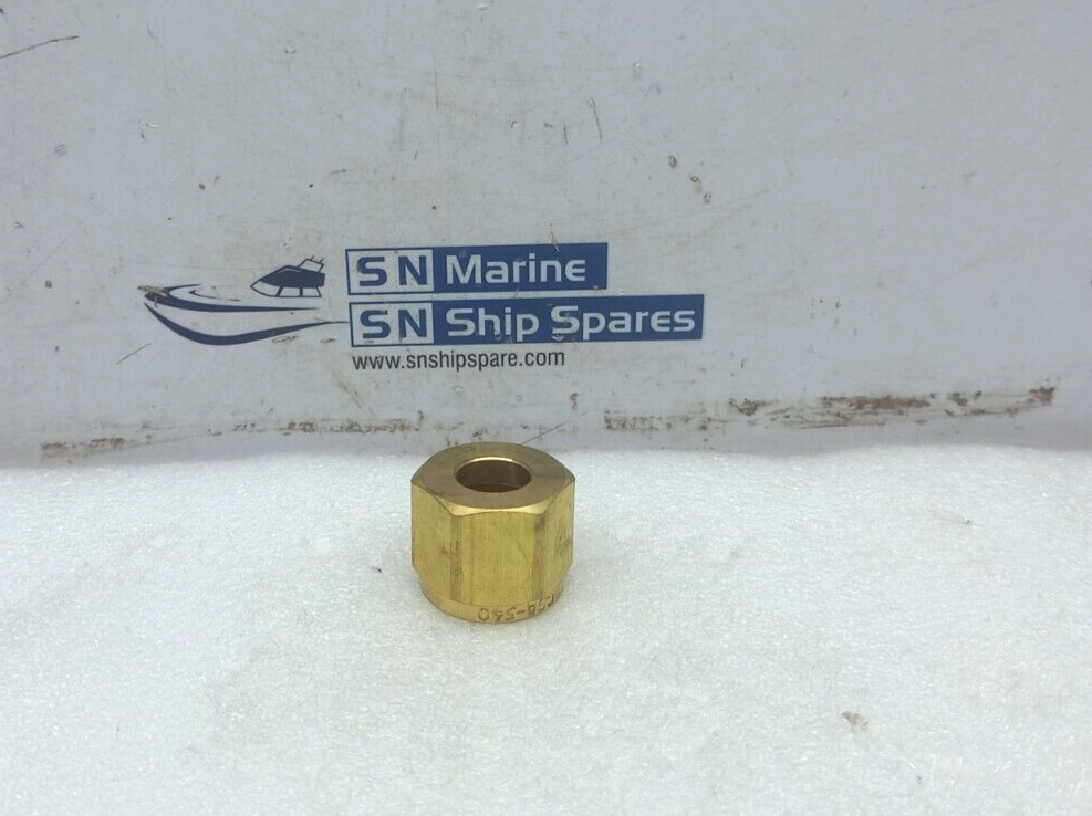 Western Enterprise 62 Brass Nut CGA-540 Qingdao 25900 5PCs In Lot