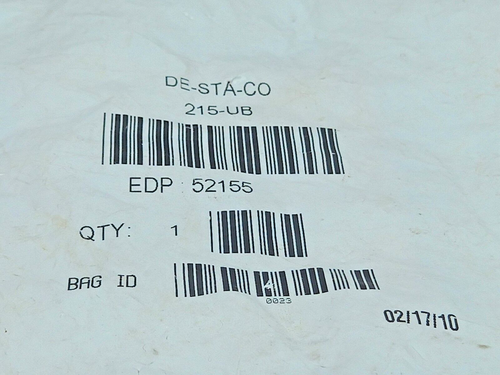 DESTACO 215-UB Hold Down Clamp