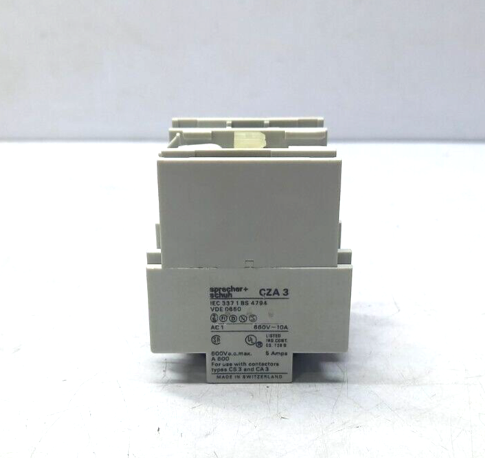 Sprecher Schuh CZA3-11 30s Timing Element 0.3-30s CZA 3 660V~ 10A