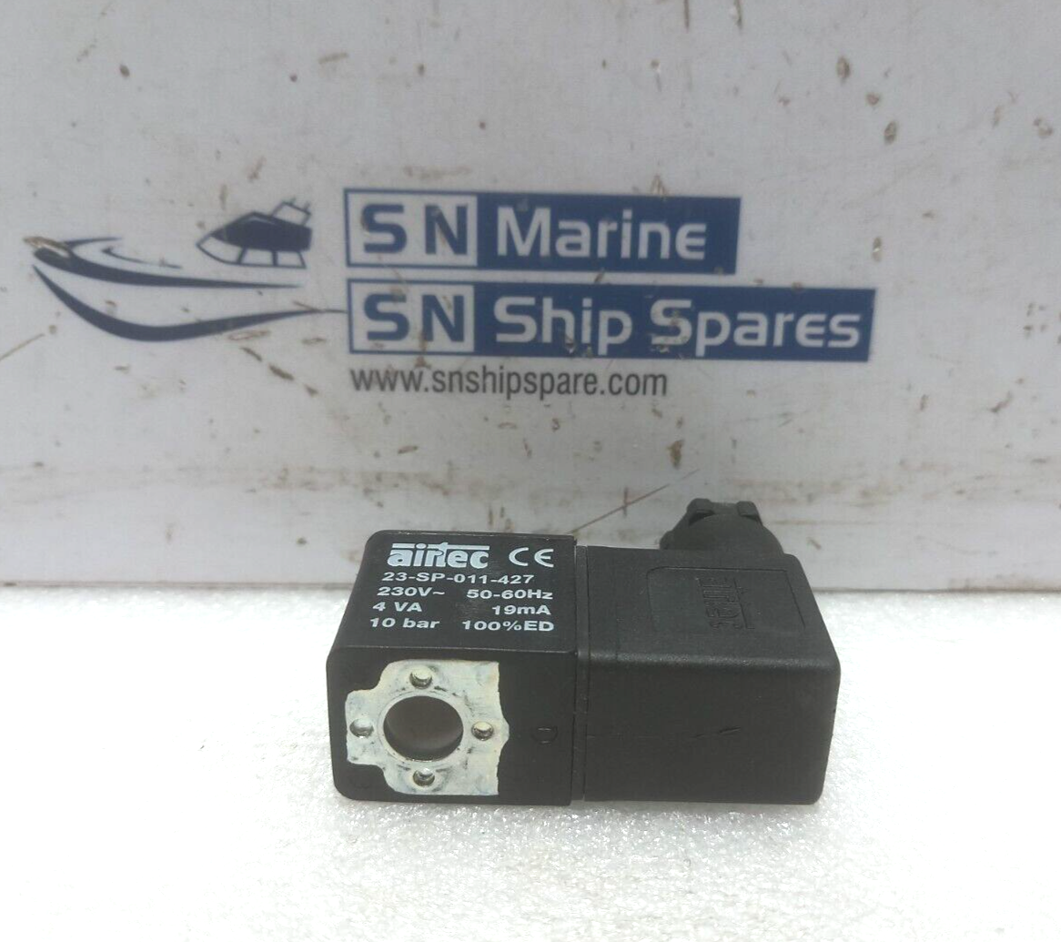 Airtec 23-SP-011-427 Solenoid Valve 230V~ 50/60Hz 4VA 19mA 10bar