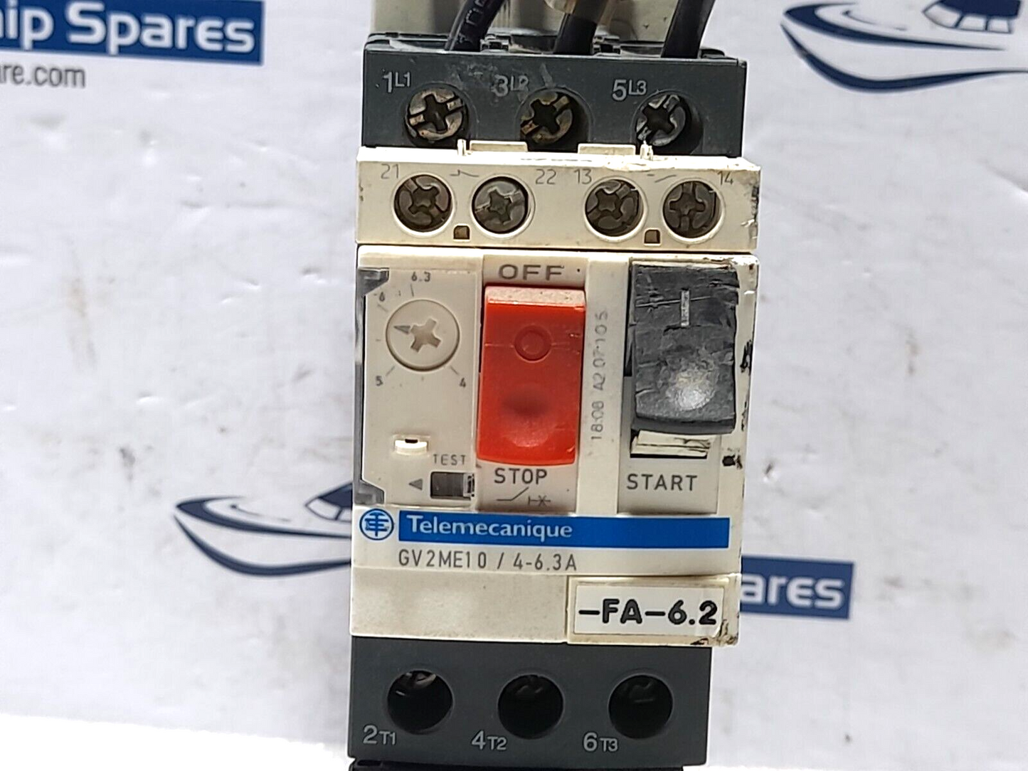 Telemecanique GV2ME10/4-6.3A Circuit Breaker With LP4K12 10BW3 Contactor 24VDC